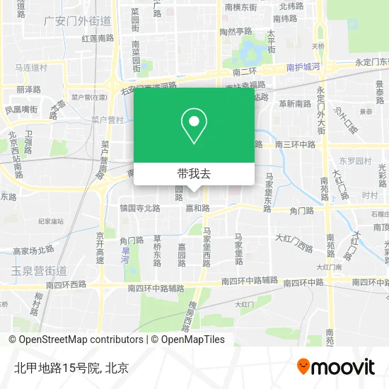 北甲地路15号院地图