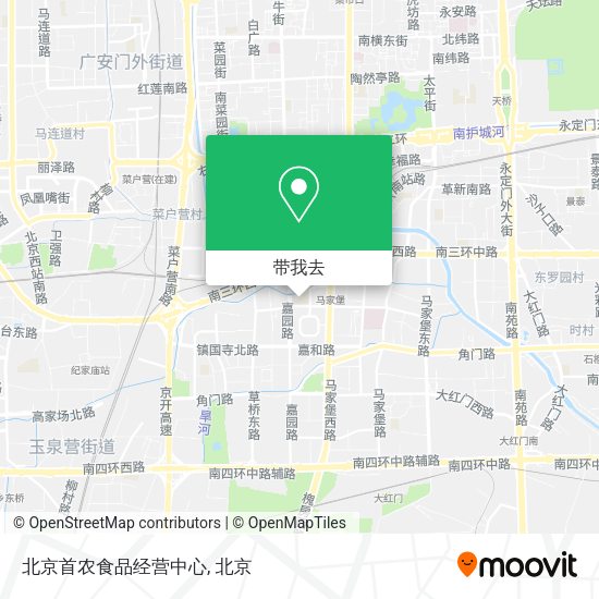 北京首农食品经营中心地图