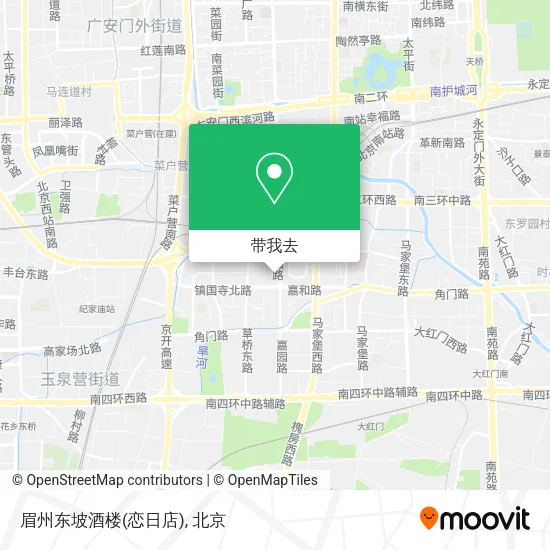 眉州东坡酒楼(恋日店)地图