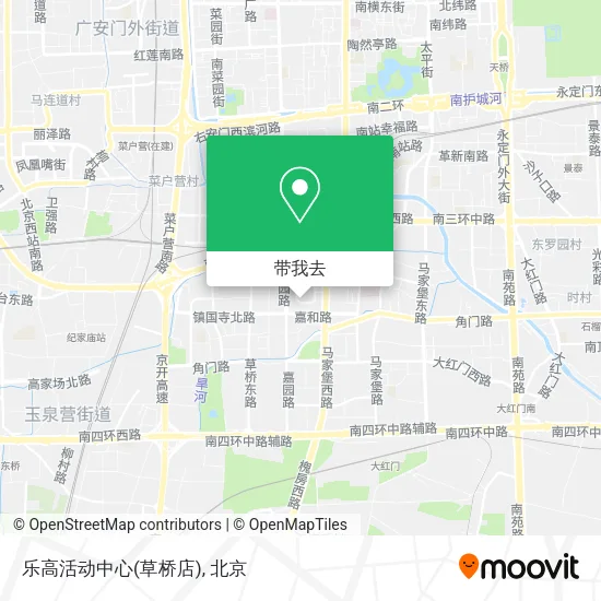 乐高活动中心(草桥店)地图