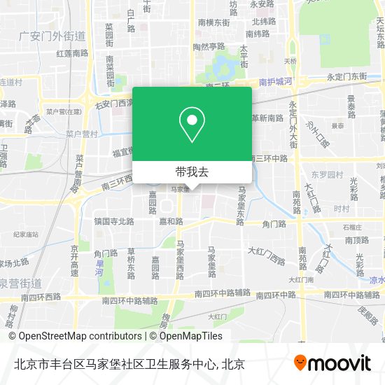 北京市丰台区马家堡社区卫生服务中心地图