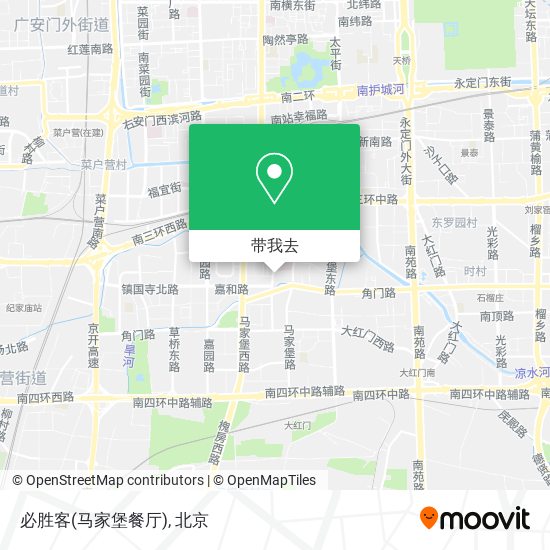 必胜客(马家堡餐厅)地图