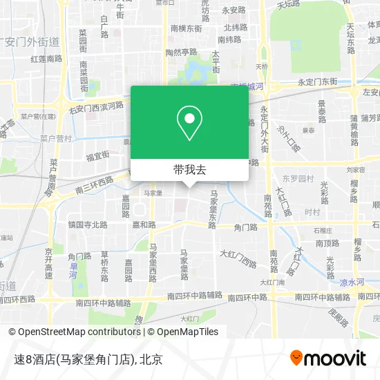 速8酒店(马家堡角门店)地图