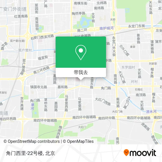 角门西里-22号楼地图