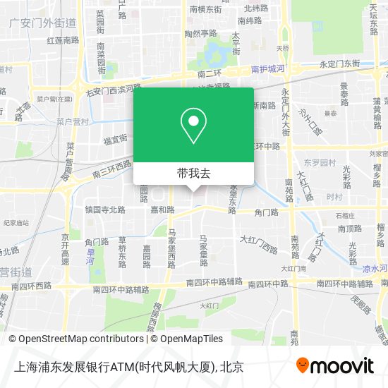 上海浦东发展银行ATM(时代风帆大厦)地图