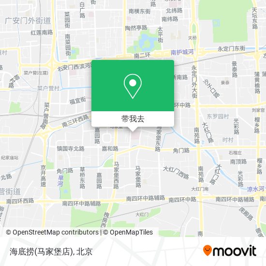 海底捞(马家堡店)地图