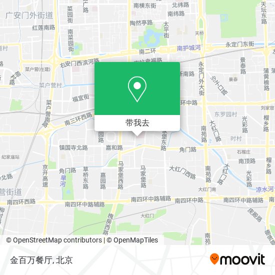 金百万餐厅地图