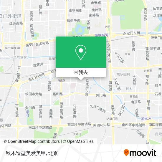 秋木造型美发美甲地图