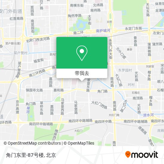角门东里-87号楼地图