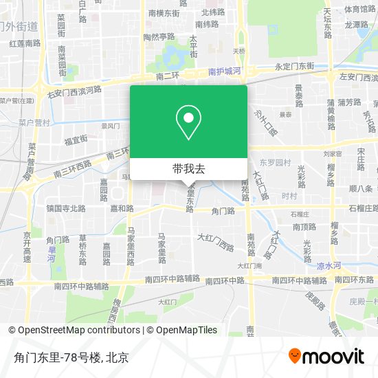 角门东里-78号楼地图