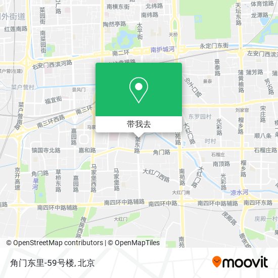 角门东里-59号楼地图