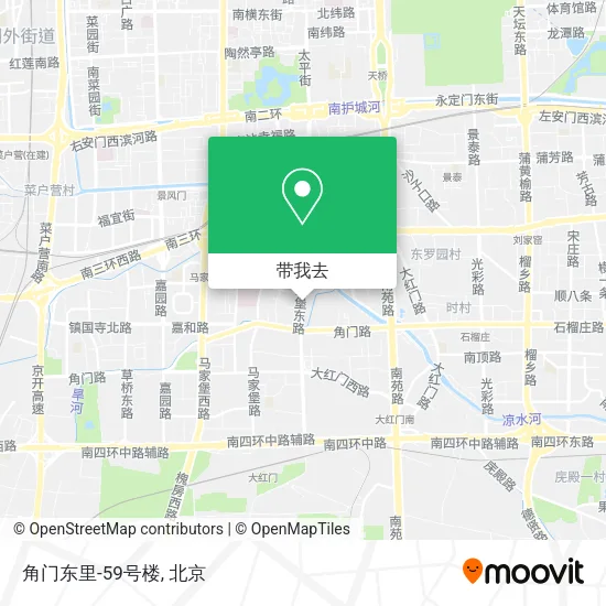 角门东里-59号楼地图