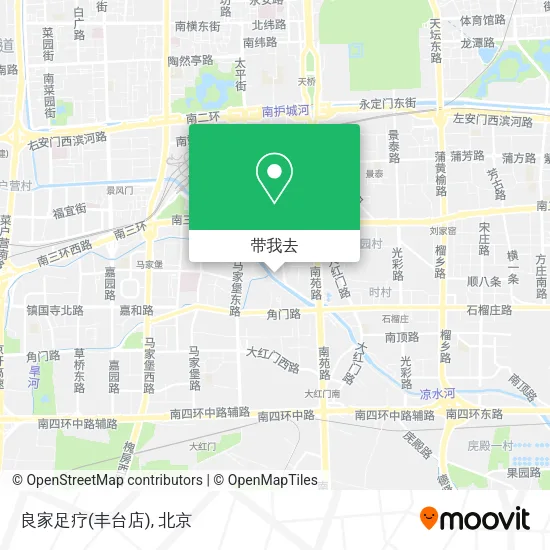 良家足疗(丰台店)地图