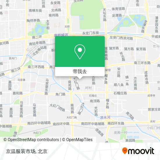 京温服装市场地图