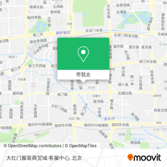 大红门服装商贸城-客服中心地图
