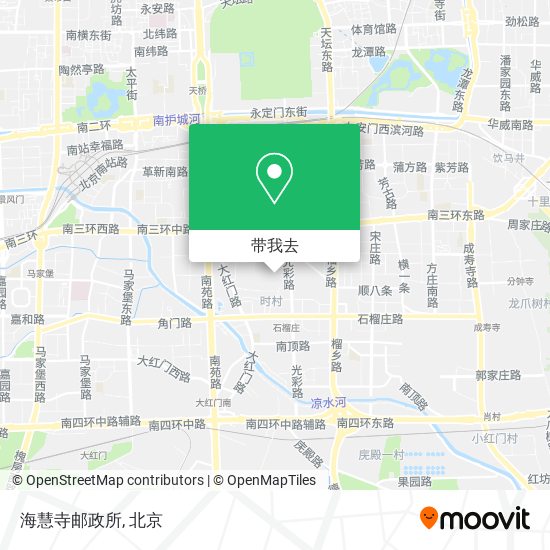 海慧寺邮政所地图
