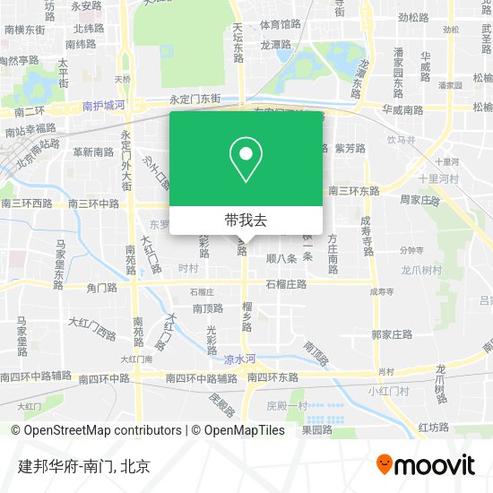 建邦华府-南门地图