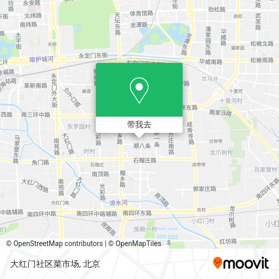 大红门社区菜市场地图