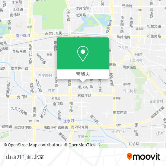 山西刀削面地图