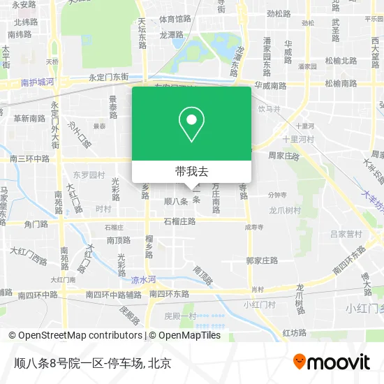 顺八条8号院一区-停车场地图