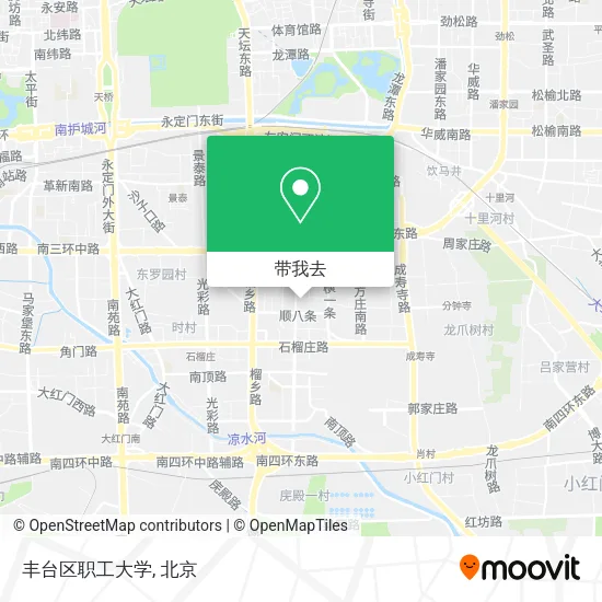 丰台区职工大学地图