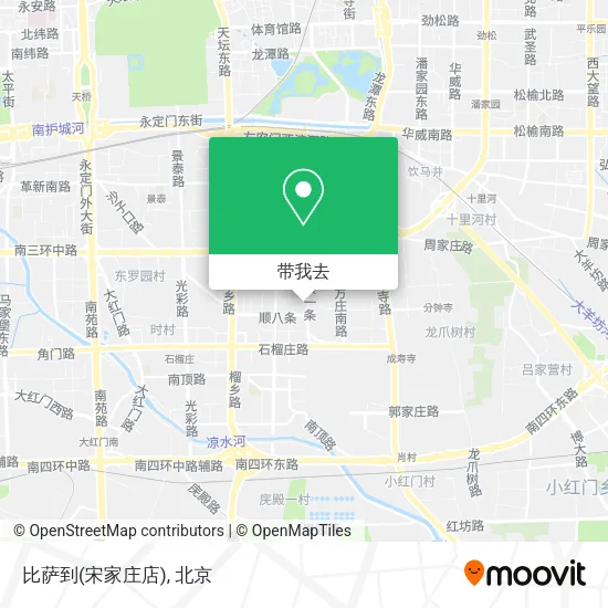 比萨到(宋家庄店)地图