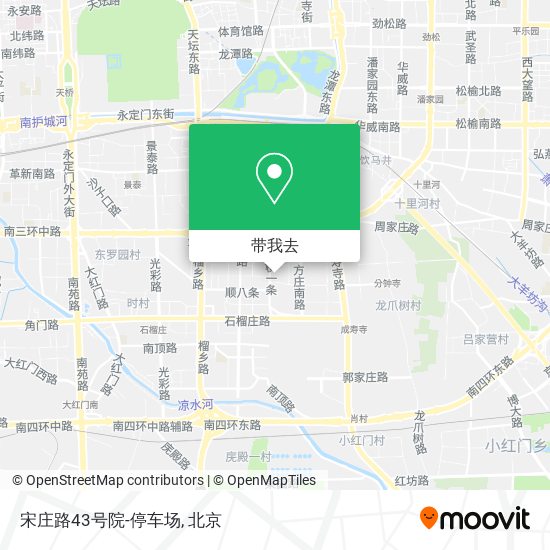 宋庄路43号院-停车场地图