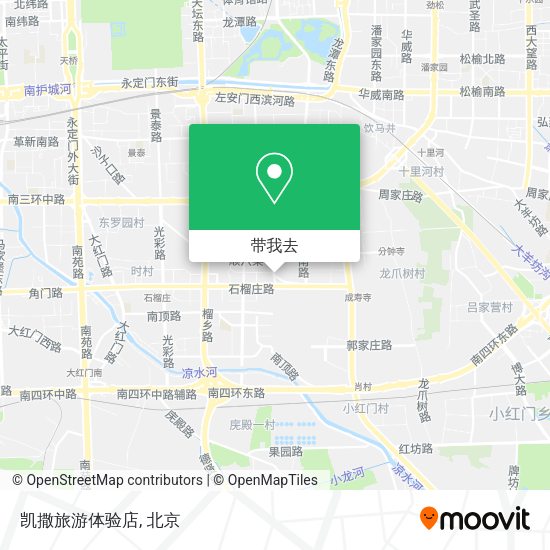 凯撒旅游体验店地图