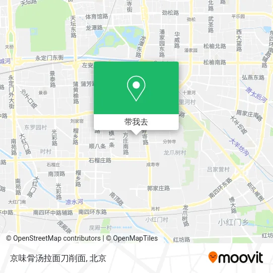 京味骨汤拉面刀削面地图