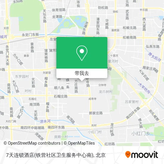 7天连锁酒店(铁营社区卫生服务中心南)地图