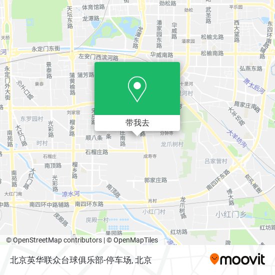 北京英华联众台球俱乐部-停车场地图