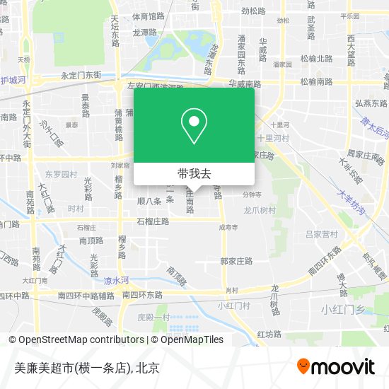 美廉美超市(横一条店)地图