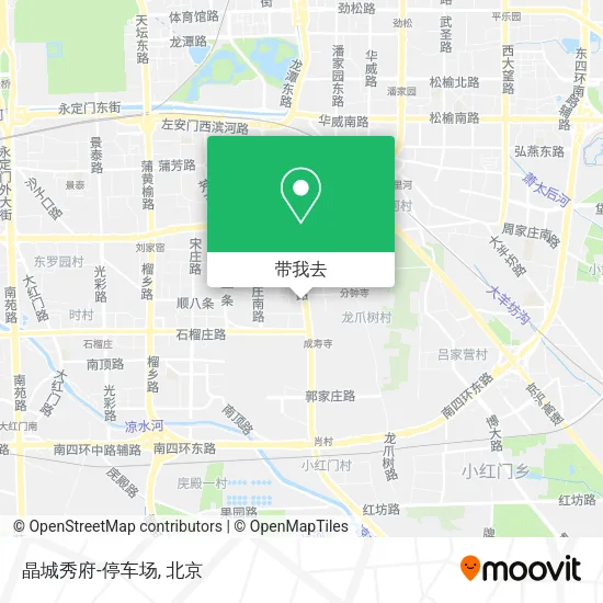 晶城秀府-停车场地图