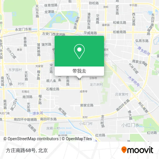 方庄南路68号地图