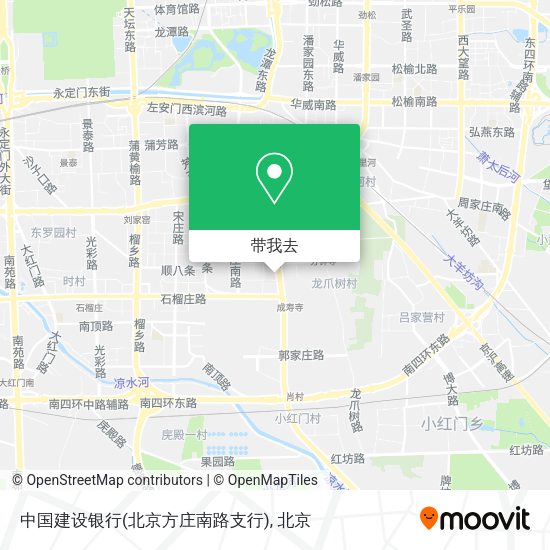 中国建设银行(北京方庄南路支行)地图