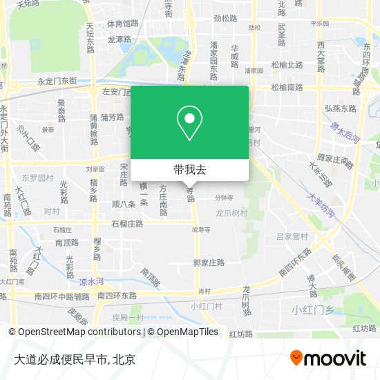 大道必成便民早市地图