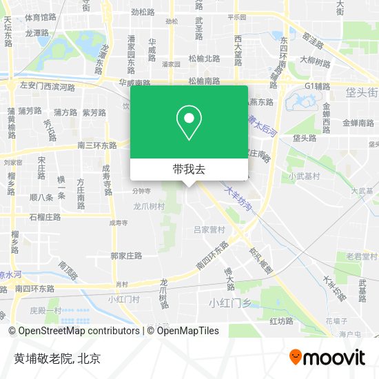 黄埔敬老院地图