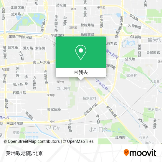 黄埔敬老院地图
