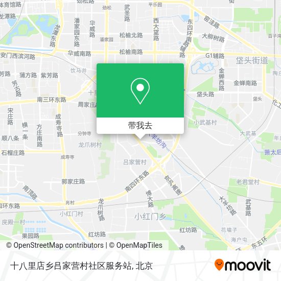 十八里店乡吕家营村社区服务站地图