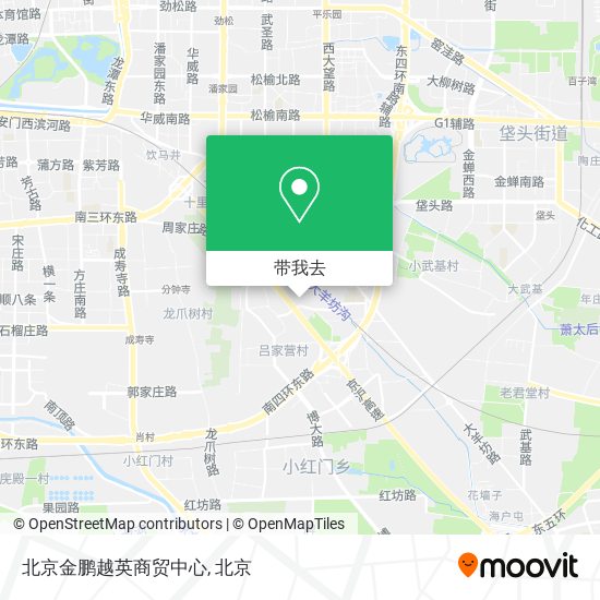 北京金鹏越英商贸中心地图