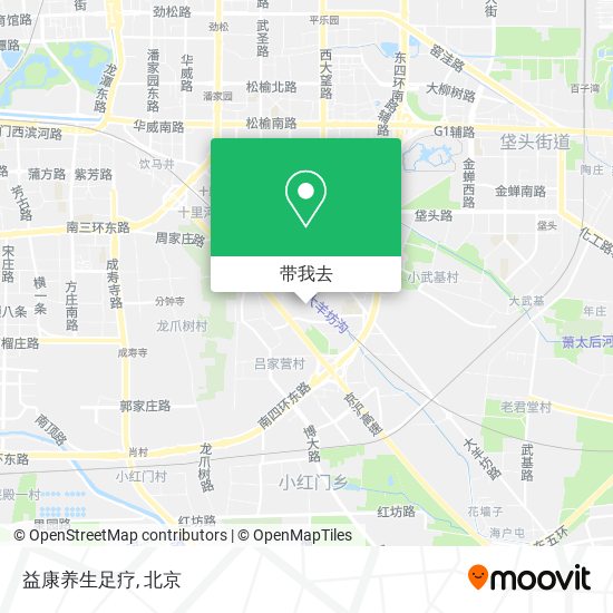 益康养生足疗地图