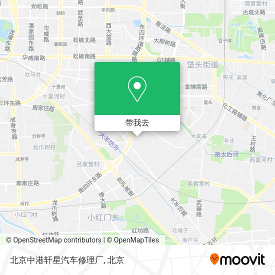 北京中港轩星汽车修理厂地图