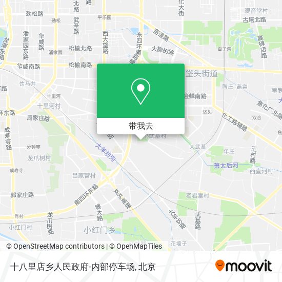 十八里店乡人民政府-内部停车场地图