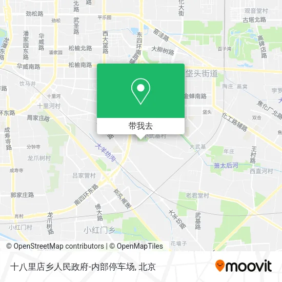 十八里店乡人民政府-内部停车场地图
