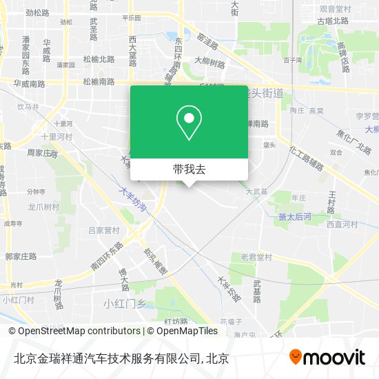 北京金瑞祥通汽车技术服务有限公司地图