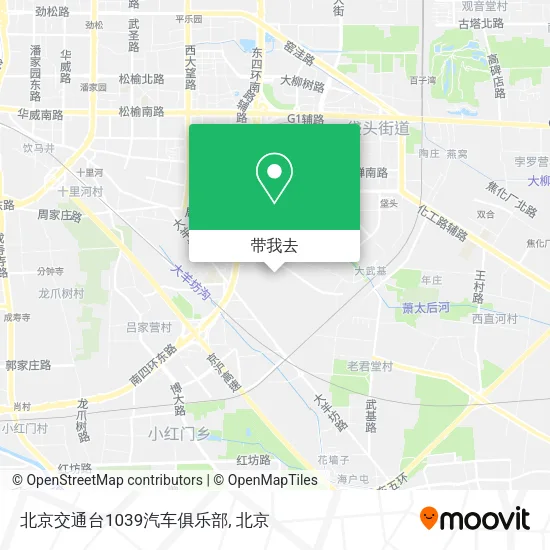 北京交通台1039汽车俱乐部地图