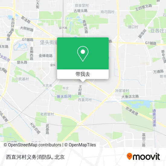 西直河村义务消防队地图