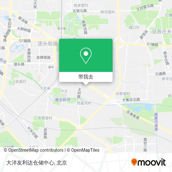 大洋友利达仓储中心地图