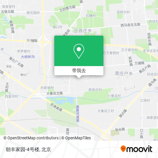 朝丰家园-4号楼地图