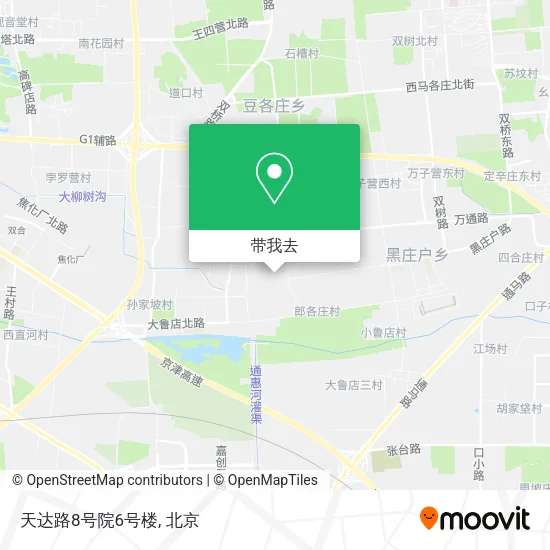 天达路8号院6号楼地图